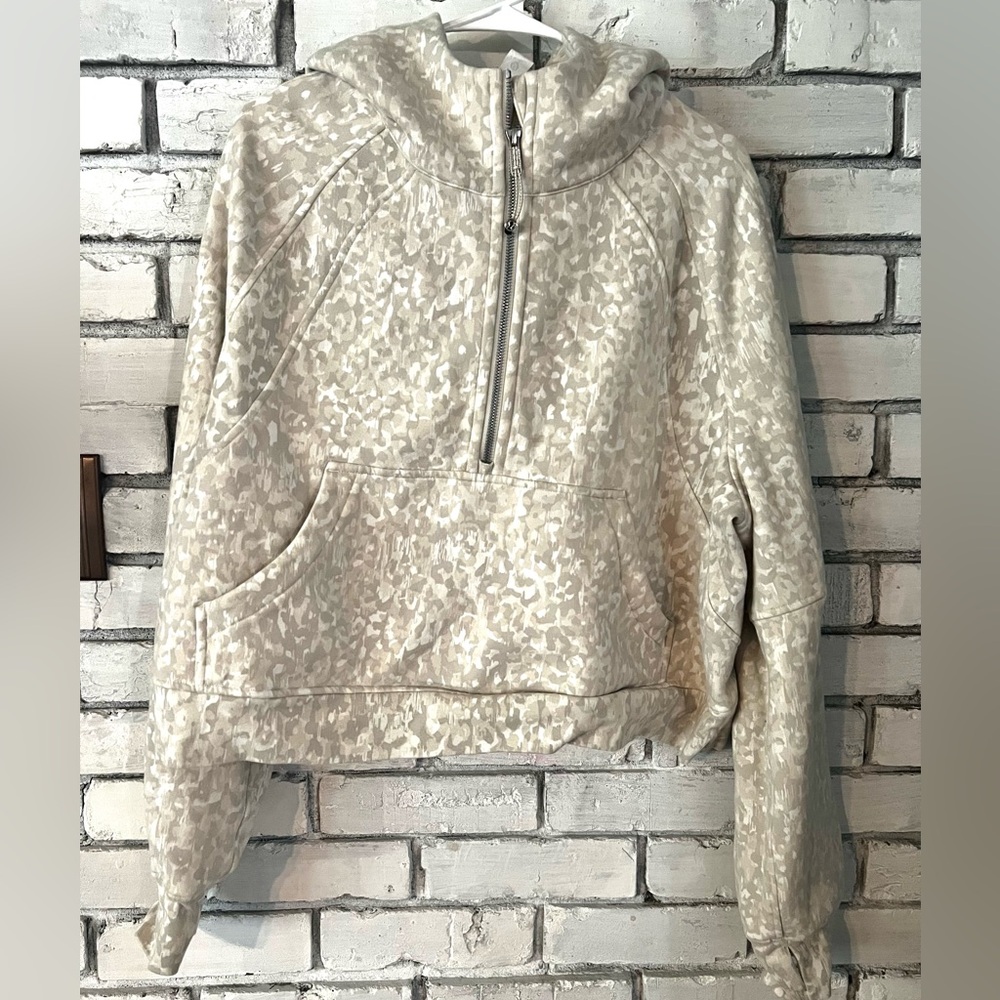 Lululemon Scuba Oversized Half-Zip Hoodie Camo XL/XXL